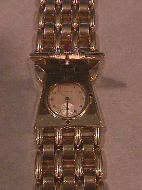 bracciali orologio oro rubini brillanti