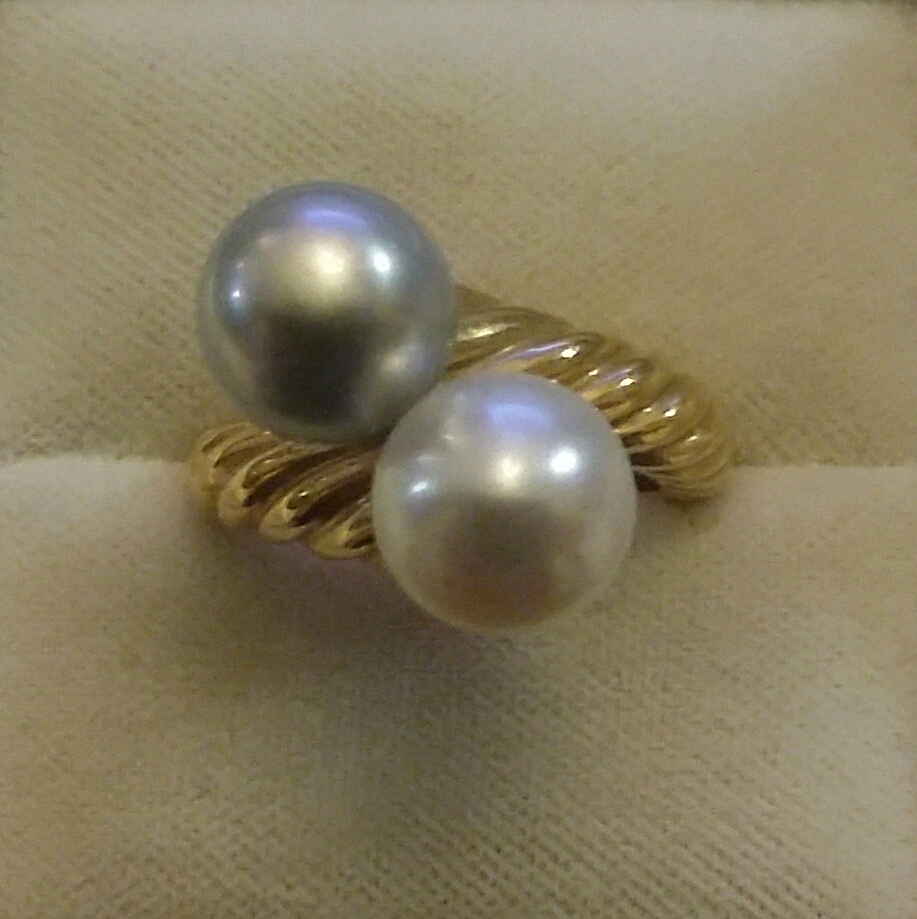 anello perle coltivate