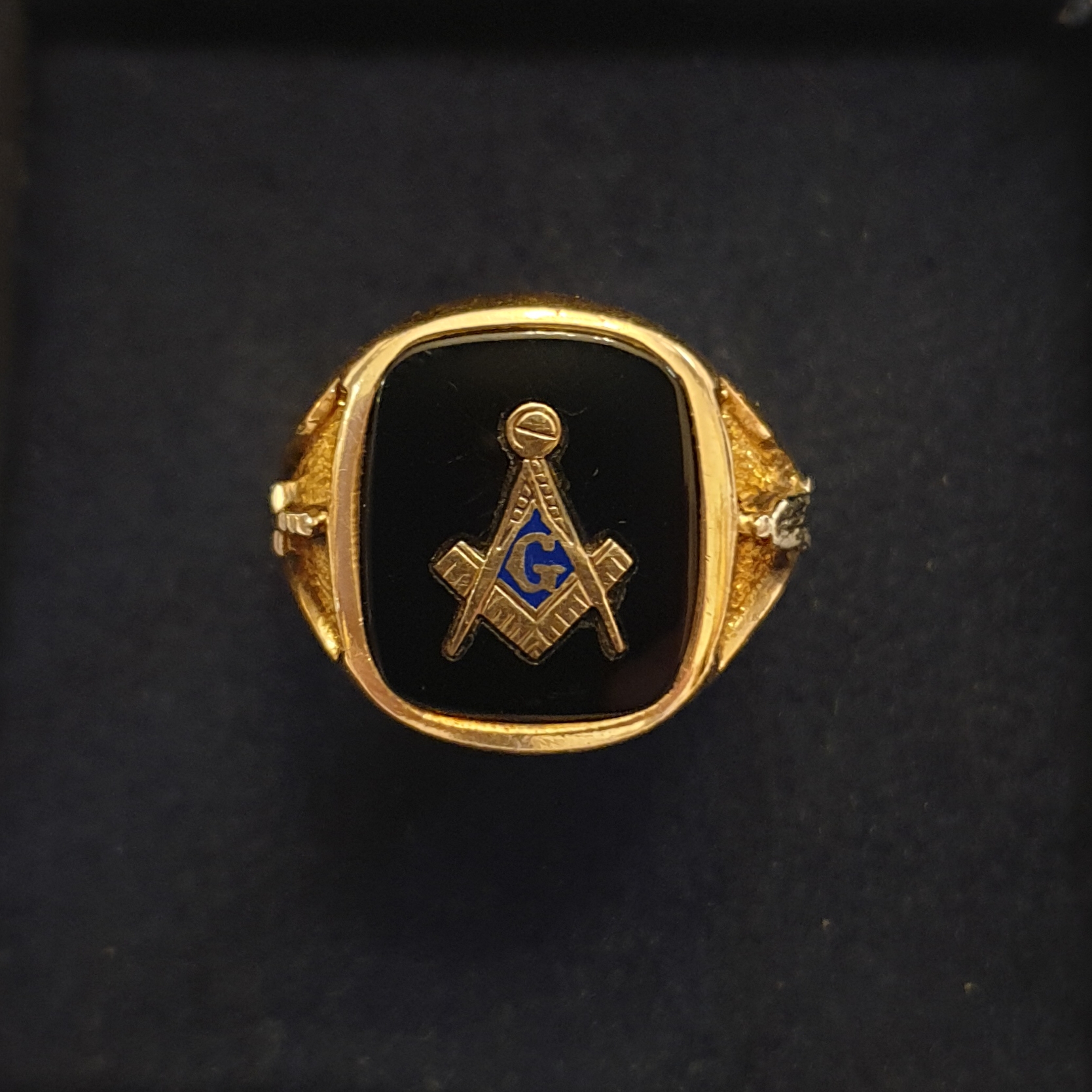 antique masonic gold rings