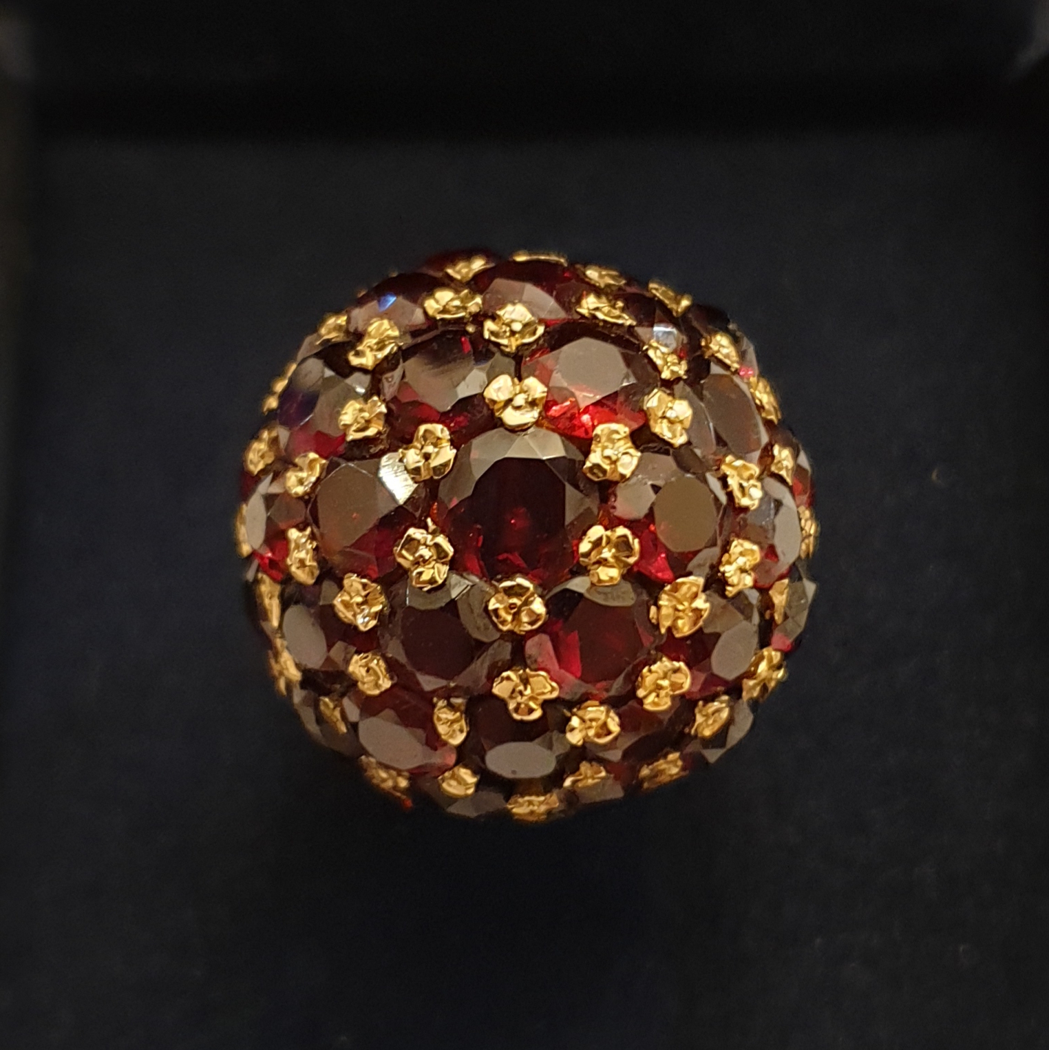 anello antico a boule antico