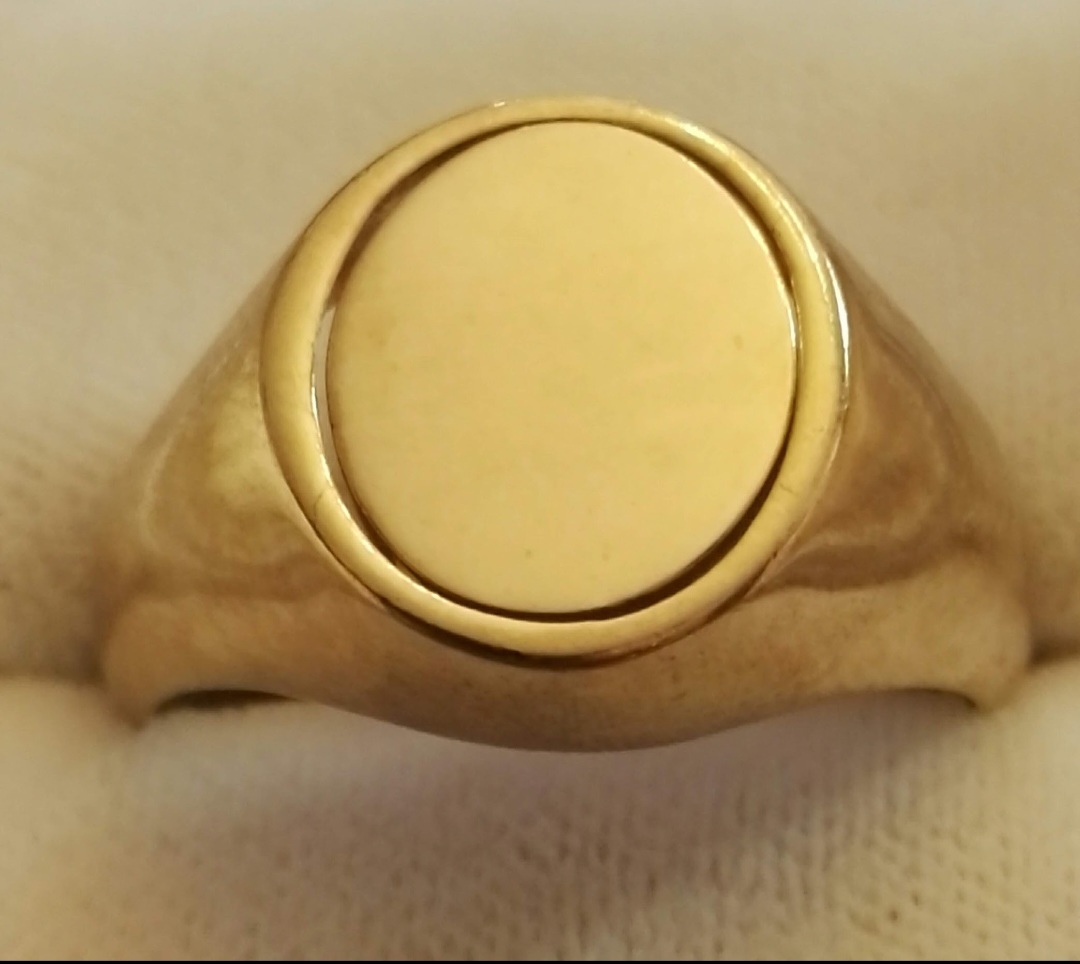 anello uomo oro smalto reversibile